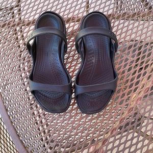 WOMEN'S CROC'S SANDALS BLACK